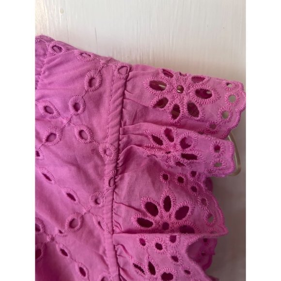 Matilda Jane Shift Into Spring pink/lavender ‎ eye-let Dress Size Sm - Picture 8 of 14